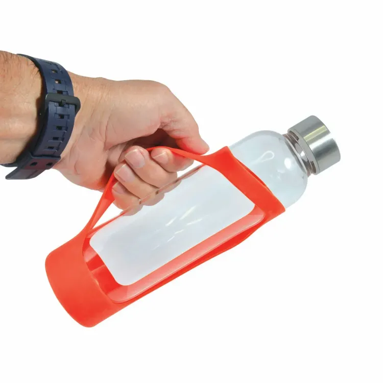 Capri Glass Bottle / Silicone Sleeve - Carrying