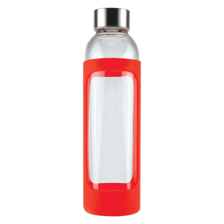 Capri Glass Bottle / Silicone Sleeve - Red