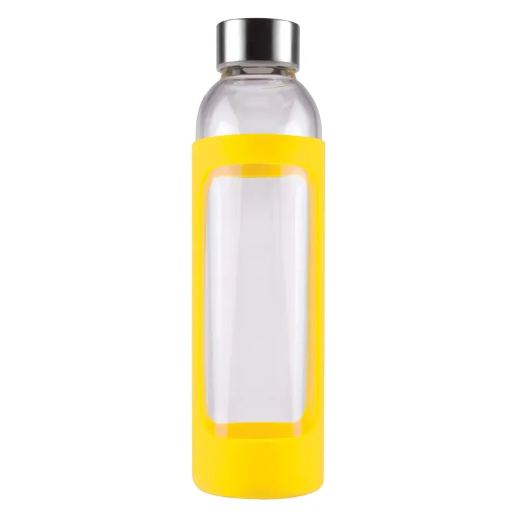 Capri Glass Bottle / Silicone Sleeve - Yellow