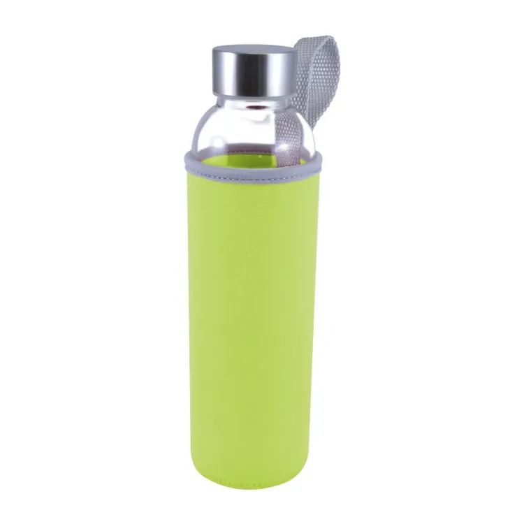 Capri Glass Bottle / Neoprene Sleeve - Light Green