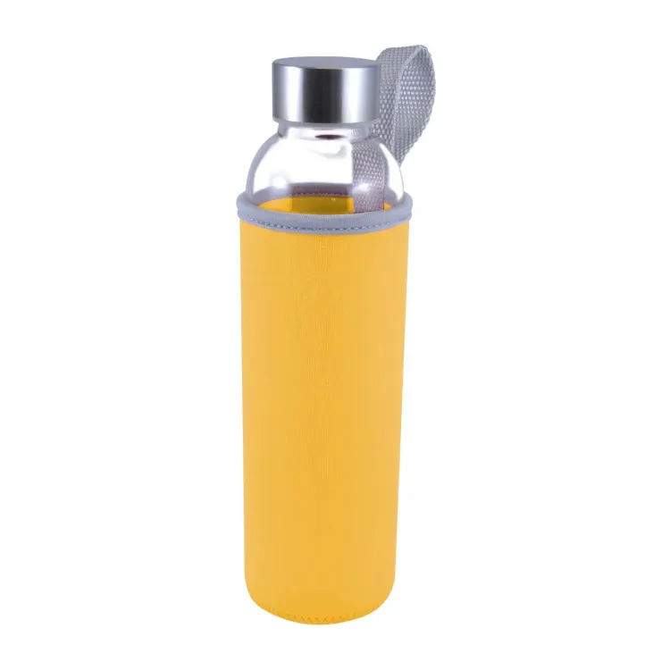 Capri Glass Bottle / Neoprene Sleeve - Yellow