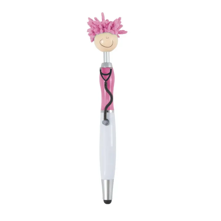 Medical Mop Top Pen / Stylus  - Pink