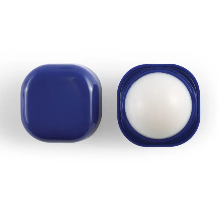 Cube Lip Balm - Dark Blue Above Open
