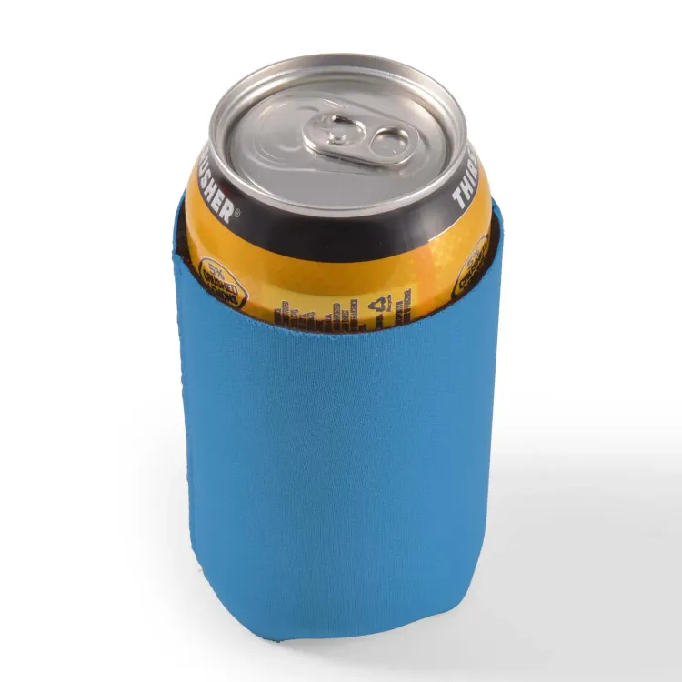 Surf Stubby Cooler - Light Blue Angle