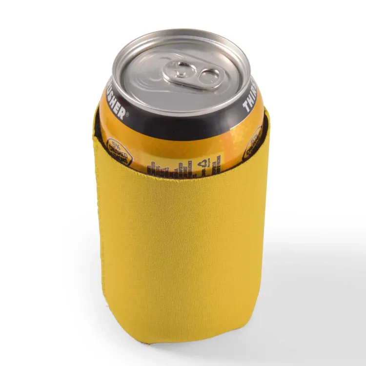 Surf Stubby Cooler - Yellow Angle