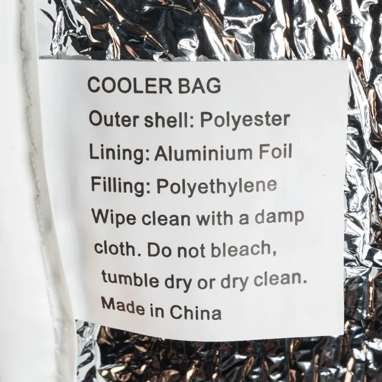 Sumo Cooler Lunch Bag - Care Instructions