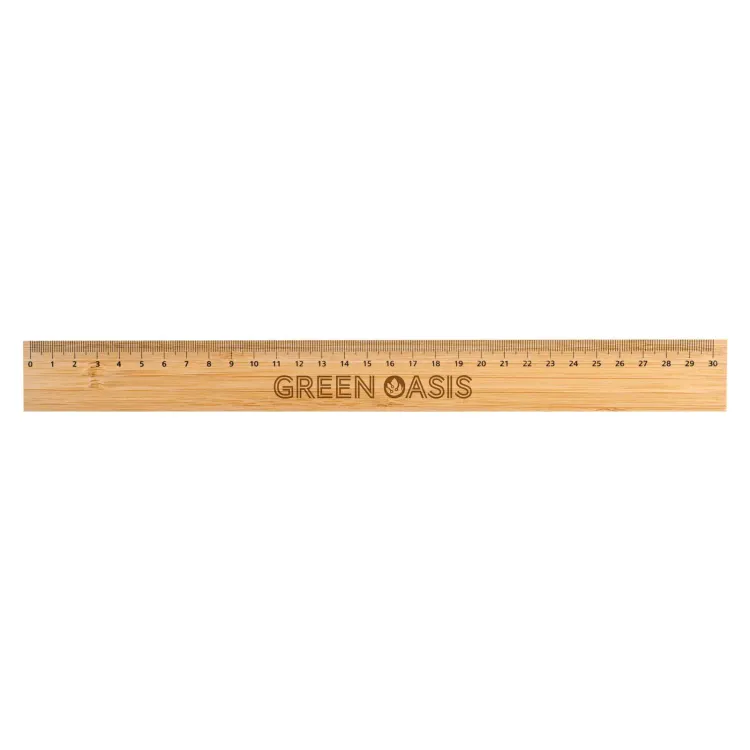 Bamboo 30cm Ruler - Bamboo 30cm Ruler