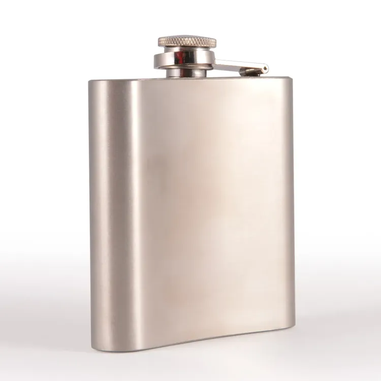 Stainless Steel Hip Flask - Back Closed