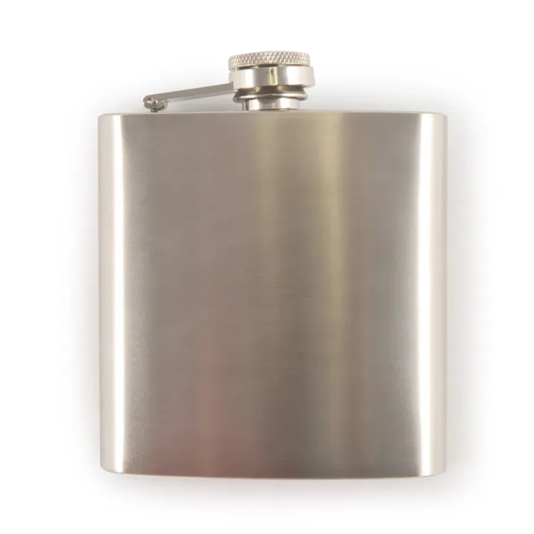 Stainless Steel Hip Flask - Silver