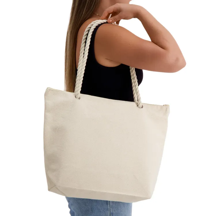 Ariel Canvas Tote Bag - Lifestyle 3