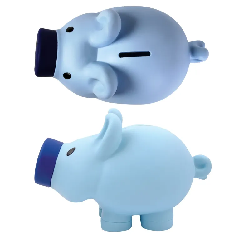 Priscilla / Patrick Pig Coin Bank - Blue