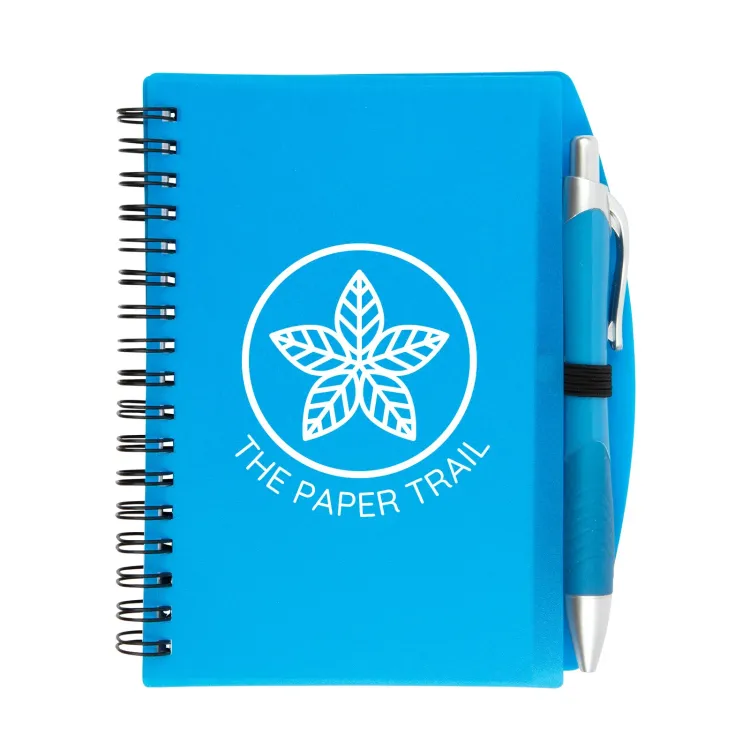 Scribe Spiral Notebook with Pen - Notebook Screen Print