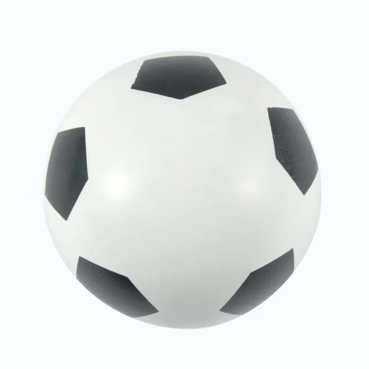 Hi Bounce Soccer Ball  - White/Black