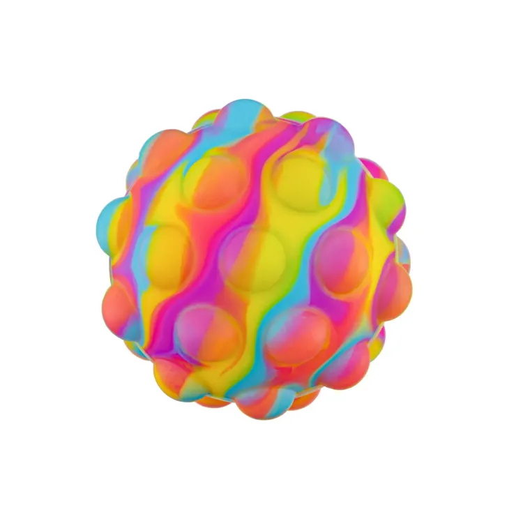 Popper Ball - Multi Colour Back