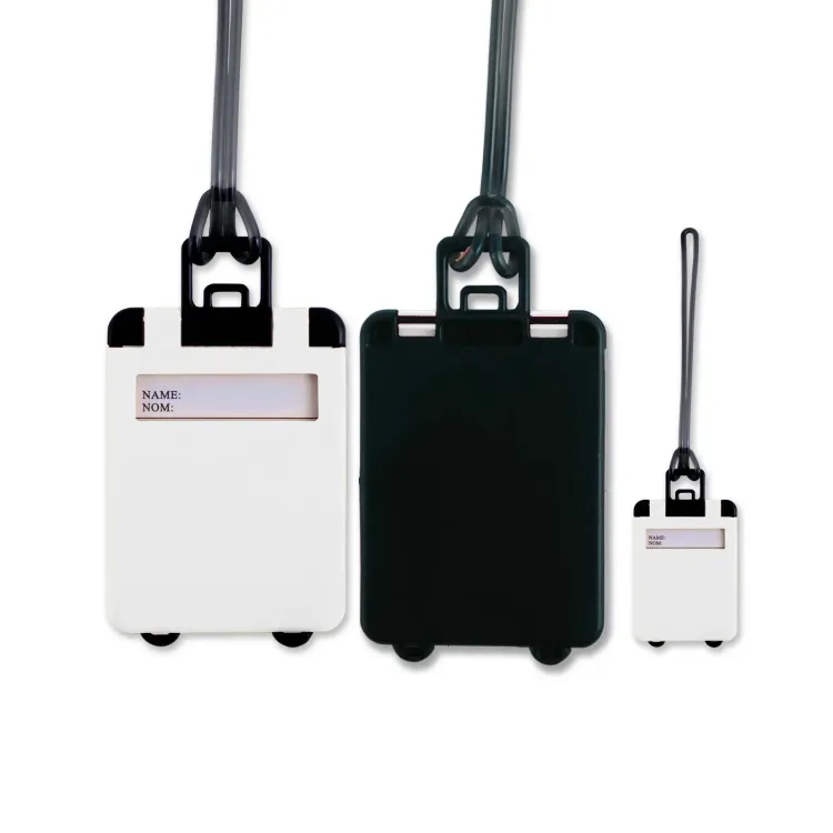 Venezia Luggage Tag - White/Black