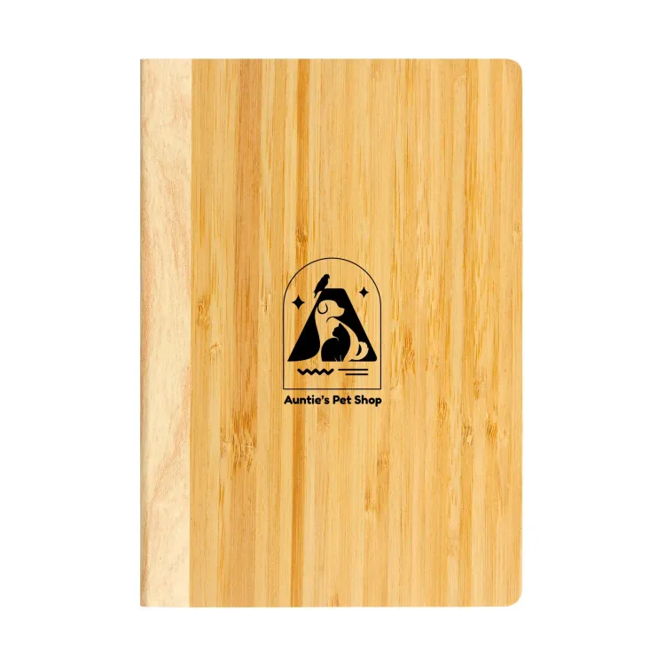 Safari Bamboo Notebook - Pad Print