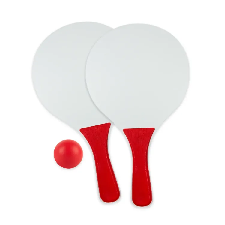 Action Paddle / Bat & Ball Set  - Red