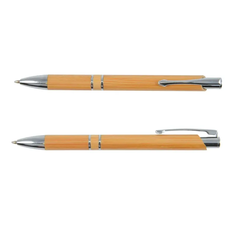 Napier Bamboo Pen - Bamboo/Silver