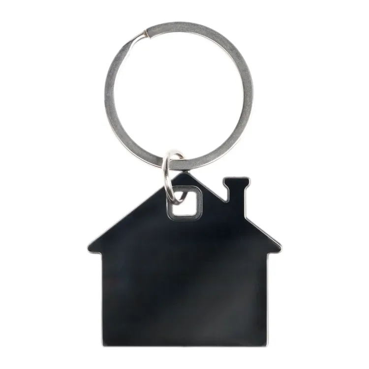 House Stainless Steel Keytag - Black 2