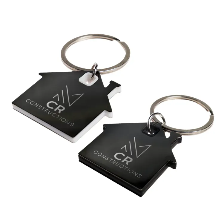 House Stainless Steel Keytag - House Stainless Steel Keytag