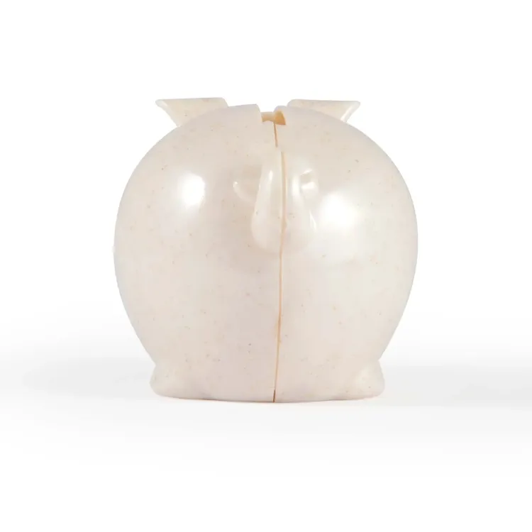 World's Smallest Pig Eco Coin Bank - Back