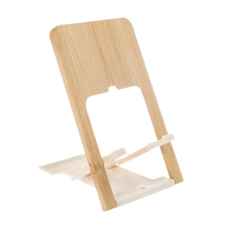 Groove Phone Stand - Bamboo 2