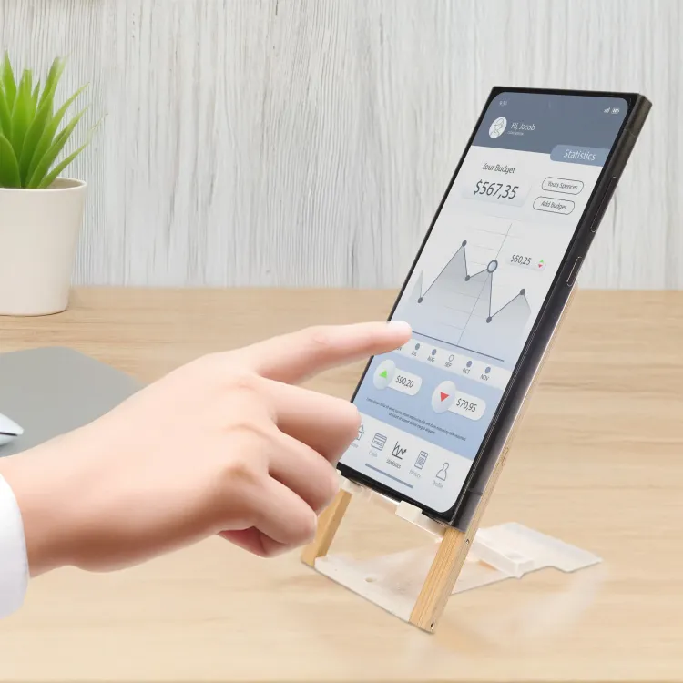 Groove Phone Stand - Lifestyle