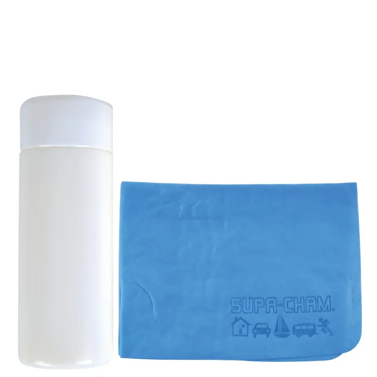 Supa Cham Chamois in Tube - White/Blue