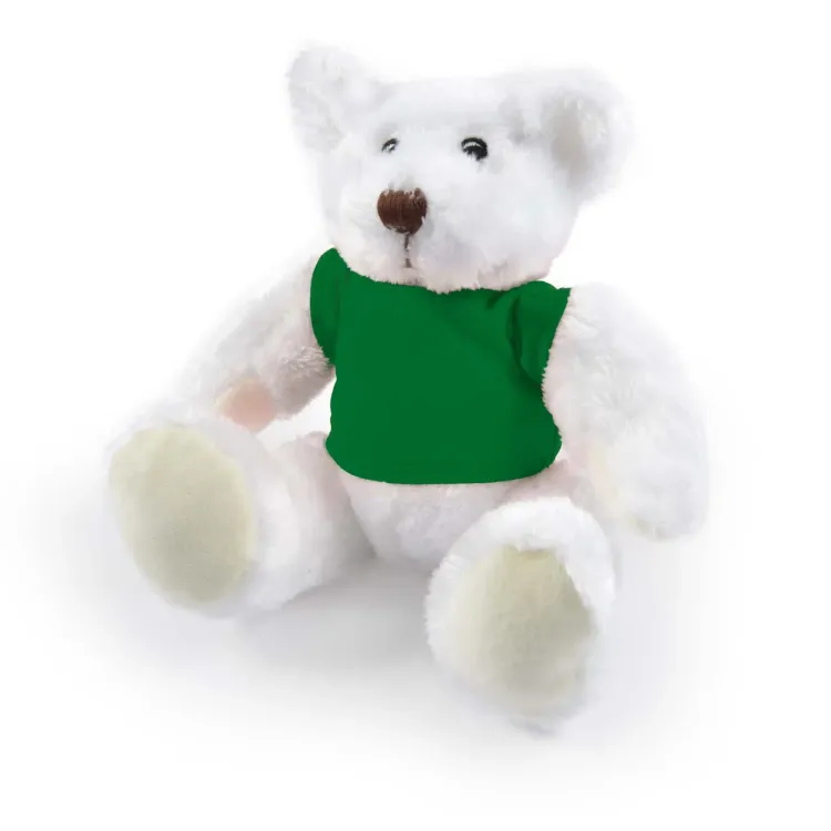 Frosty Plush Teddy Bear - Dark Green