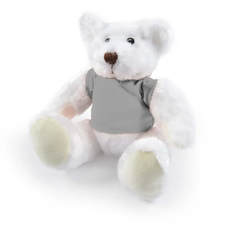 Frosty Plush Teddy Bear - Grey