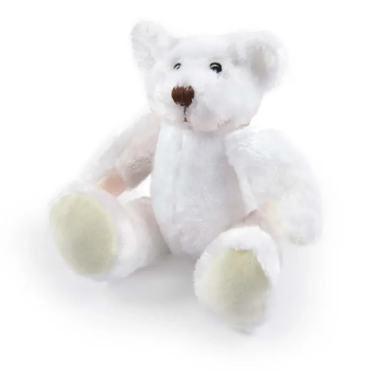 Frosty Plush Teddy Bear - White Bear