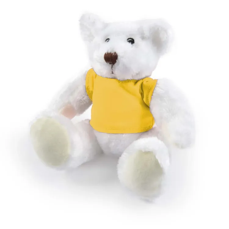Frosty Plush Teddy Bear - Yellow