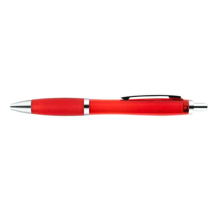 Viva Transparent Pen - Red