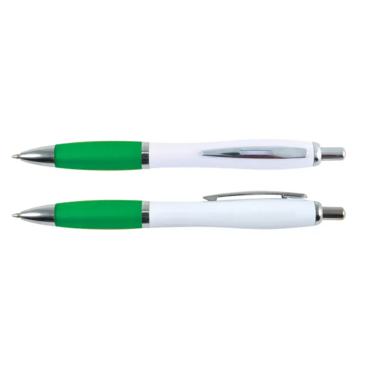 Viva Pen - White Barrel - White/Green