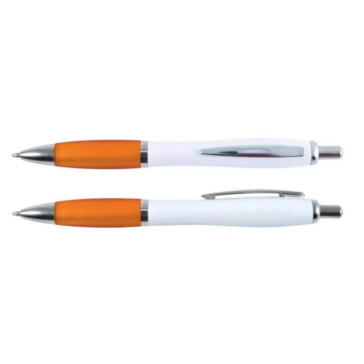 Viva Pen - White Barrel - White/Orange