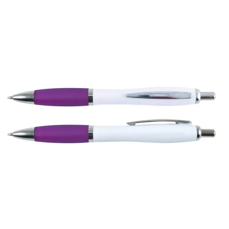 Viva Pen - White Barrel - White/Purple