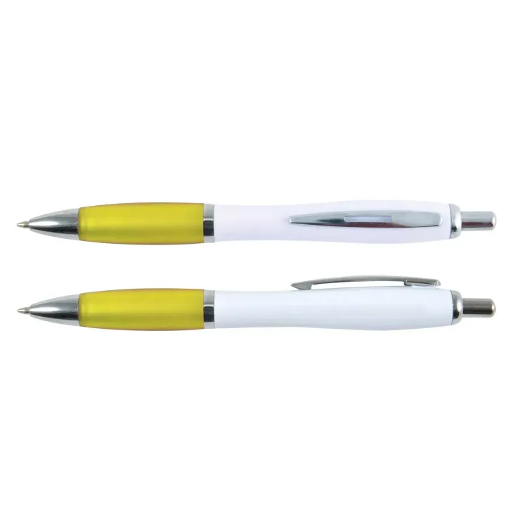 Viva Pen - White Barrel - White/Yellow