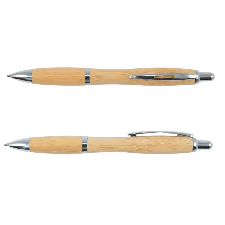 Viva Bamboo Pen - Bamboo/Silver