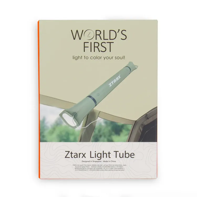 Foldable Camp Light - Front of Box