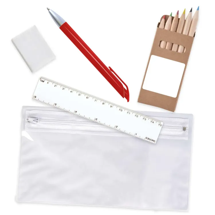 Vibe Stationery Set - Red