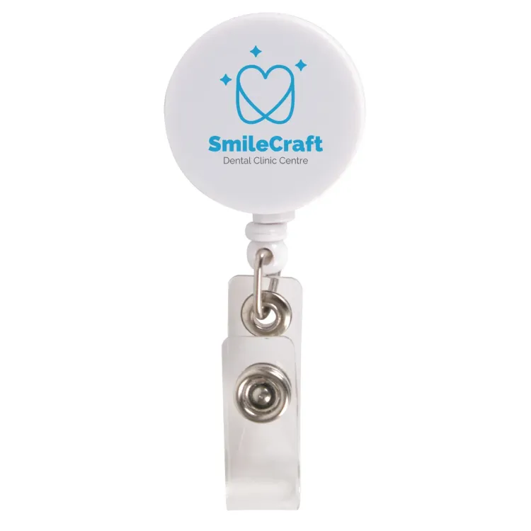 Corfu Retractable Name Badge Holder - Digital Print 2