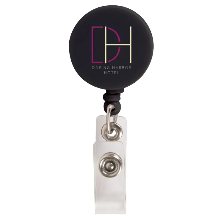 Corfu Retractable Name Badge Holder - Digital Print
