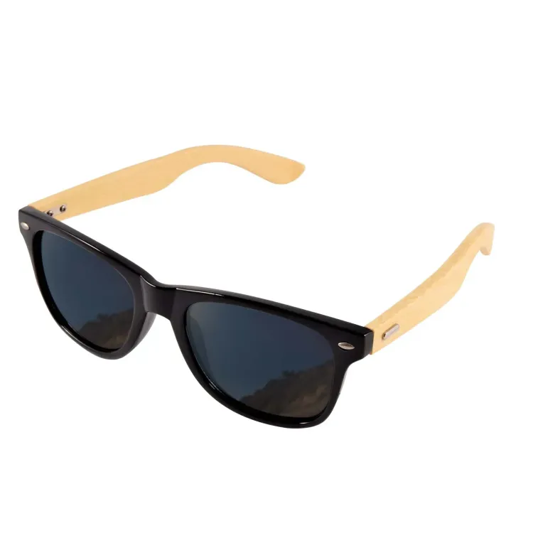 Bamboo Sunglasses - Black/Bamboo