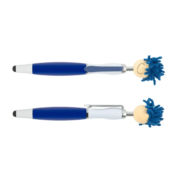 Mop Top Pen / Stylus  - Blue