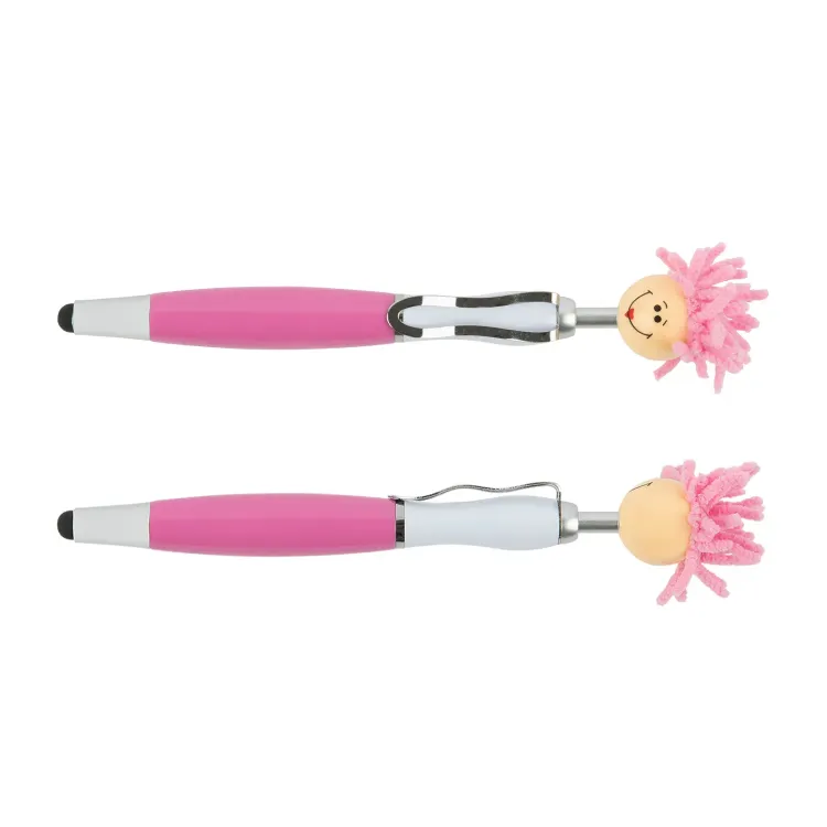 Mop Top Pen / Stylus  - Pink