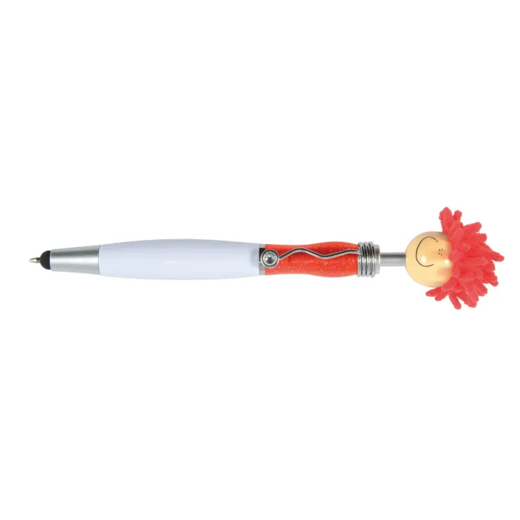 Mop Top Jazz Pen / Stylus - Red