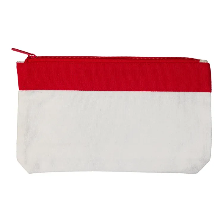 Adore Pencil Case - Natural/Red
