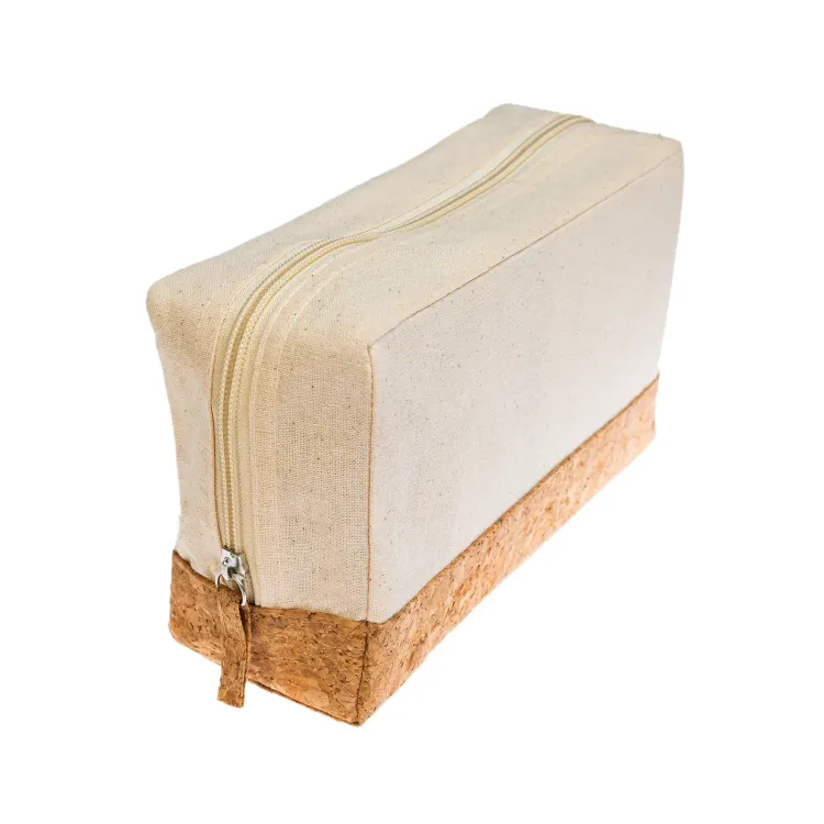 Corsica Calico / Cork Utility Case - Side Profile