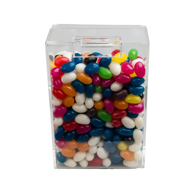 Assorted Colour Mini Jelly Beans in Dispenser - Back