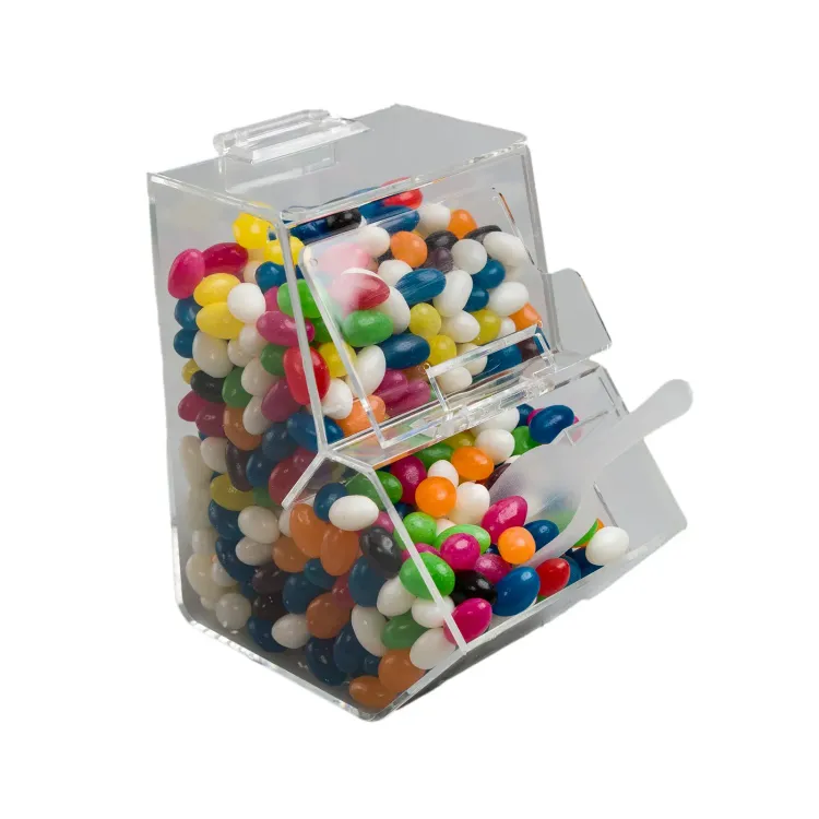 Assorted Colour Mini Jelly Beans in Dispenser - Clear/Assorted